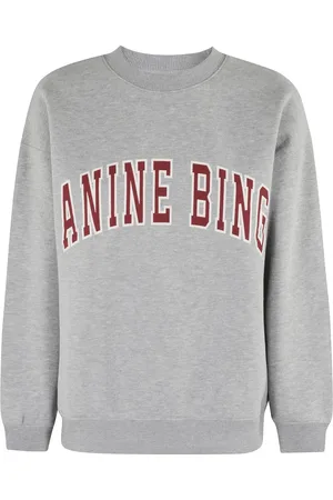 ANINE BING Bluzy, Kobieta, Szary, S, Szara Bluza Spencer z Lamówką