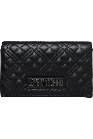 Moschino Torebki, Kobieta, Czarny, ONE SIZE, Pikowana Mini Torebka Kopertówka