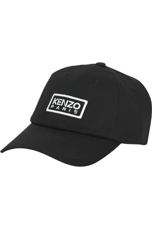 Kenzo Akcesoria, Kobieta, Czarny, ONE SIZE, Czarna Czapka z Daszkiem z Logo
