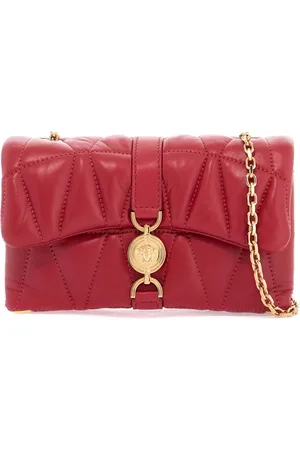 VERSACE Torebki, Kobieta, Czerwony, ONE SIZE, Klejnotowa torba mini z napy