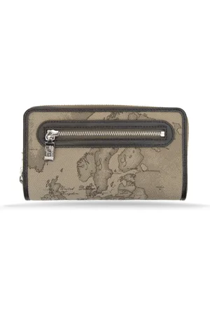 ALVIERO MARTINI 1A CLASSE Akcesoria, Kobieta, brązowy, ONE SIZE, Portfel damski z motywem geo
