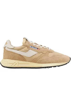 Autry Buty, Mężczyzna, Beżowy, 42 EU, Skóra, Reelwind Low Sneakers w Beżu