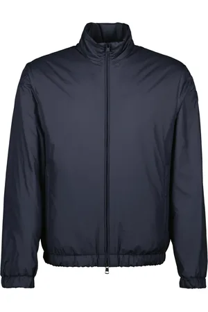 Moncler Kurtki, Mężczyzna, Niebieski, XL, Niebieski Wiatrak Berre Wiosna-Lato 2025