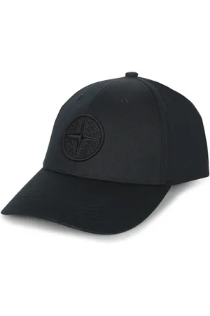 Stone Island Akcesoria, Mężczyzna, Czarny, ONE SIZE, Czarna Miejska Czapka z Eleganckim Designem