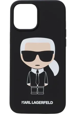 Karl Lagerfeld Akcesoria, Mężczyzna, Czarny, ONE SIZE, Pokrowiec na i Phone