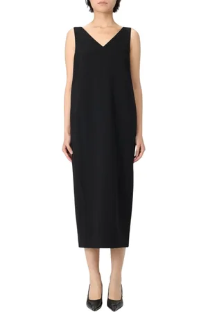 THEORY Sukienki, Kobieta, Czarny, 2XS, Elegancka Czarna Sukienka Bez Rękawów