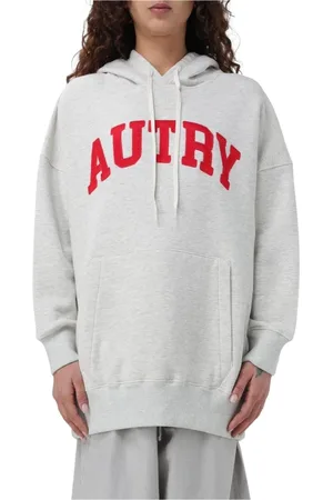 Autry Bluzy, Kobieta, Szary, M, Szara Oversized Hoodie