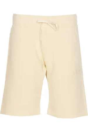 Autry Szorty, Mężczyzna, Beżowy, L, Bawełna, Szorty Jersey Cream z elastycznym pasem