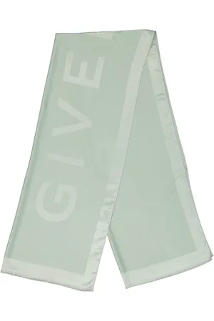 Givenchy Akcesoria, Kobieta, Zielony, ONE SIZE, Szalik 4G Zielony Kolekcja Wiosna-Lato 2025