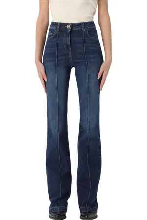 Twin-Set Jeansy, Kobieta, Niebieski, W31, Denim, Komfortowe Jeansyy