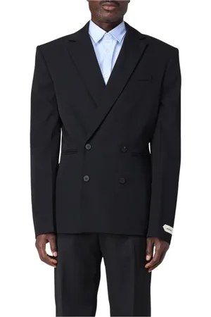 Jacquemus Garnitury, Mężczyzna, Czarny, M, Czarny Dwurzędowy Blezer
