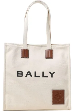 Bally Torebki, Kobieta, Beżowy, ONE SIZE, Elegant Canvas Tote Bag