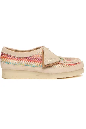 Clarks Buty, Kobieta, Wielobarwność, 36 EU, Zamsz, Zamszowe i Rafiowe Buty Wallabee
