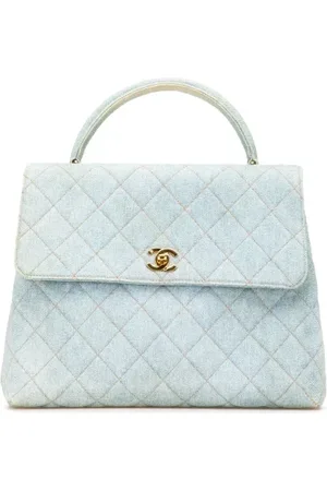 CHANEL Pre-owned, Kobieta, Niebieski, ONE SIZE, Denim, Pre-owned Denim handbags