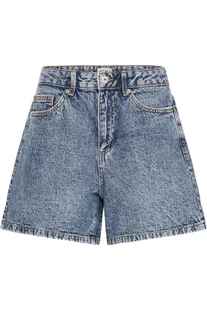 Ichi Szorty, Kobieta, Niebieski, M, Denim, Luźne Szorty Dla Kobiet