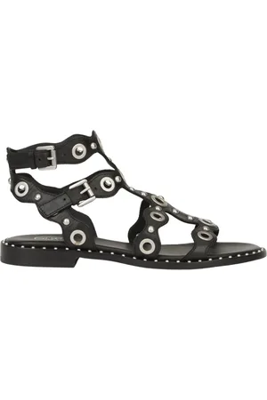 Ash Buty, Kobieta, Czarny, 39 EU, Płaskie Czarne Buty Skórzane POP Upblack