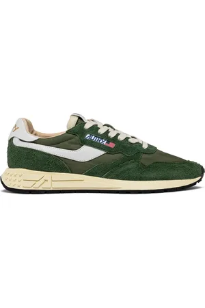 Autry Buty, Mężczyzna, Zielony, 41 EU, Nylon, Zielone Sneakersy Stylowe Buty na Co Dzień