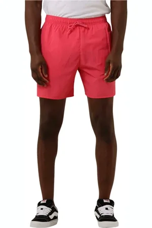 Lyle & Scott Stroje kąpielowe, Mężczyzna, Różowy, M, Gładkie Szorty Kąpielowe