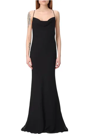 MVP Wardrobe Sukienki, Kobieta, Czarny, XS, Uniwersalna Czarna Sukienka Midi