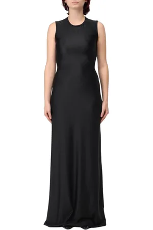 Marine Serre Sukienki, Kobieta, Czarny, S, Elegancka Czarna Sukienka Maxi