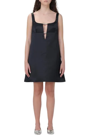Nina Ricci Sukienki, Kobieta, Czarny, S, Kryształowe Detale Elegancka Czarna Sukienka