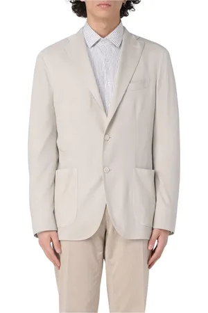 Boglioli Kurtki, Mężczyzna, Beżowy, L, Elegant Suit Jacket