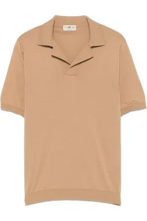 IRISH CRONE Koszulki, Mężczyzna, brązowy, M, Beżowe T-shirty i Pola