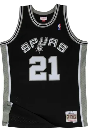 Mitchell & Ness Koszulki, Mężczyzna, Czarny, 2XL, Koszulka San Antonio Spurs Tim Duncan