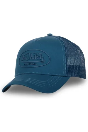 Von Dutch Akcesoria, Mężczyzna, Niebieski, ONE SIZE, Niebieski Czapka Akcesoria