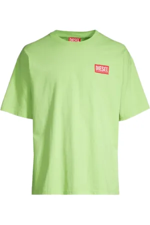 Diesel Koszulki, Mężczyzna, Zielony, S, Lime T-Boxt-Lab T-Shirt