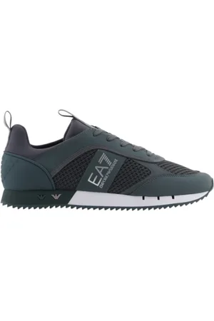 EA7 Buty, Mężczyzna, Szary, 42 2/3 EU, Szare Unisex Sneakersy z Miejskim Stylem