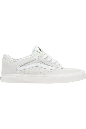 Vans Buty, Mężczyzna, Biały, 45 EU, Zamsz, Klasyczne Buty Rowley Marshmallow/Biały