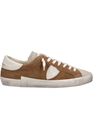 Philippe model Buty, Mężczyzna, brązowy, 42 EU, Zamsz, Prsx Sneakers Cognac Beige