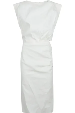 Pinko Sukienki, Kobieta, Biały, S, Elegancka Sukienka Cielo dla Kobiet
