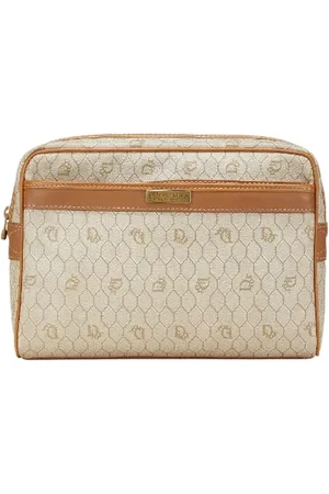 Dior Pre-owned, Kobieta, Beżowy, ONE SIZE, Skóra, Pre-owned Fabric clutches