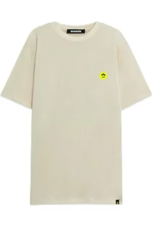 BARROW Koszulki, Mężczyzna, Beżowy, S, T-shirt z bawełny