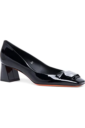 santoni Buty, Kobieta, Czarny, 37 EU, Skórzany czółenka damskie