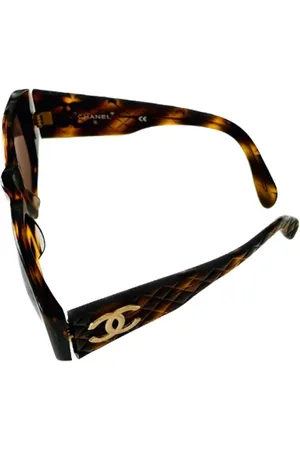 CHANEL Pre-owned, Kobieta, brązowy, ONE SIZE, Pre-owned Acetate sunglasses