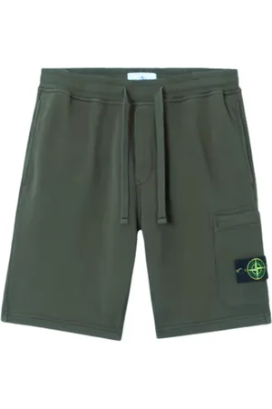 Stone Island Szorty, Mężczyzna, Zielony, M, Cargo Fleece Szorty Zielone