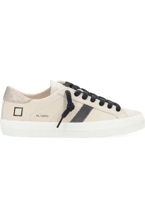 D.A.T.E. Buty, Kobieta, Wielobarwność, 40 EU, Skóra, Hill Low Vintage Calf Ivory Sneakers