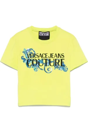 VERSACE Koszulki, Kobieta, Żółty, S, Zestaw żółtych koszulek i polo