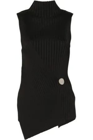 Jil Sander Koszulki, Kobieta, Czarny, L, Top bez rękawów