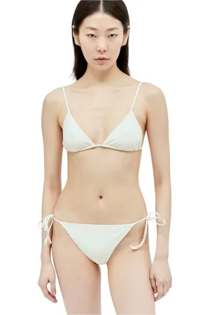 Lido Stroje kąpielowe, Kobieta, Biały, M, Komplet Bikini z Dekoltem V