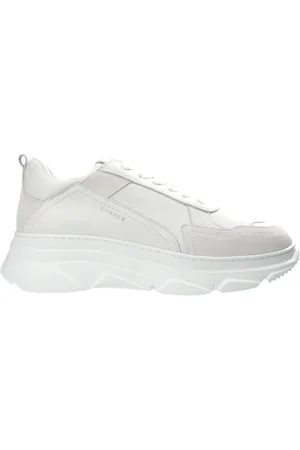 Copenhagen Shoes Buty, Mężczyzna, Biały, 39 EU, Skóra, Białe skórzane trampki Cph 40