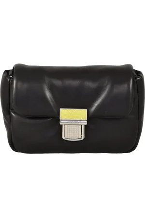 Msgm Torebki, Kobieta, Czarny, ONE SIZE, Torba na ramię Poliuretanica
