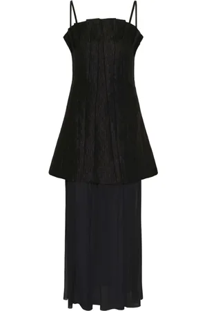 Karen by Simonsen Sukienki, Kobieta, Czarny, S, Nylon, Elegancka Sukienka z Siateczką Meteorit