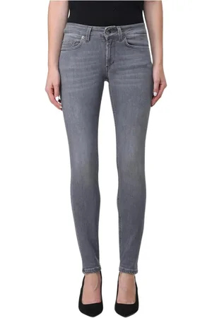 Dondup Jeansy, Kobieta, Szary, W32, Szare Skinny Jeansy dla Kobiet