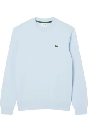 Lacoste Bluzy, Mężczyzna, Niebieski, 2XL, Niebieski Bawełniany Hoodie z Logo Krokodyla