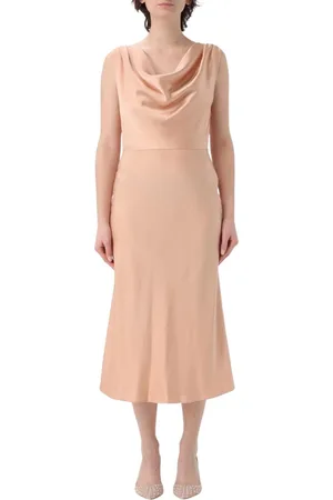 BLUMARINE Sukienki, Kobieta, Różowy, S, Elegancka Różowa Sukienka