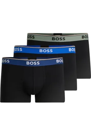 HUGO BOSS Bielizna, Mężczyzna, Czarny, XL, Męskie figi 3 szt.